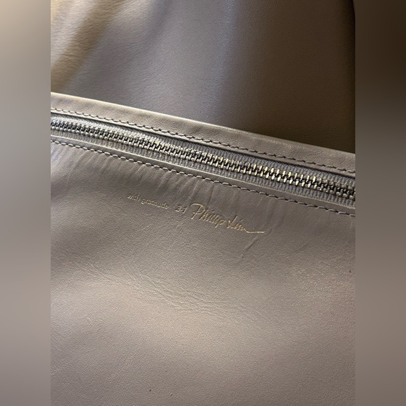 3.1 Phillip Lim Large Soleil Drawstring Cow Leather Bucket Bag - Picture 10 of 14